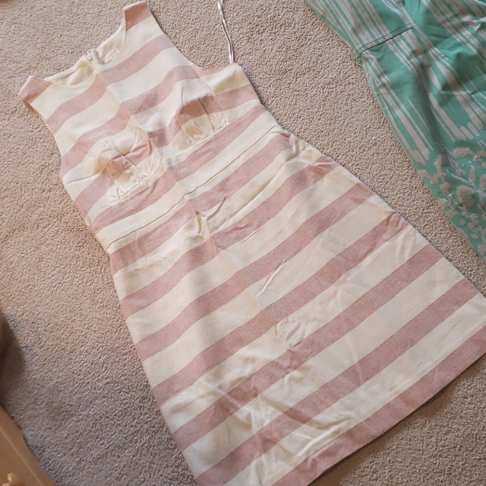 Jcrew summer striped dress